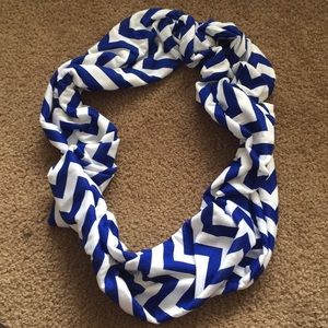 Soft Cotton Chevron Infinity Scarf